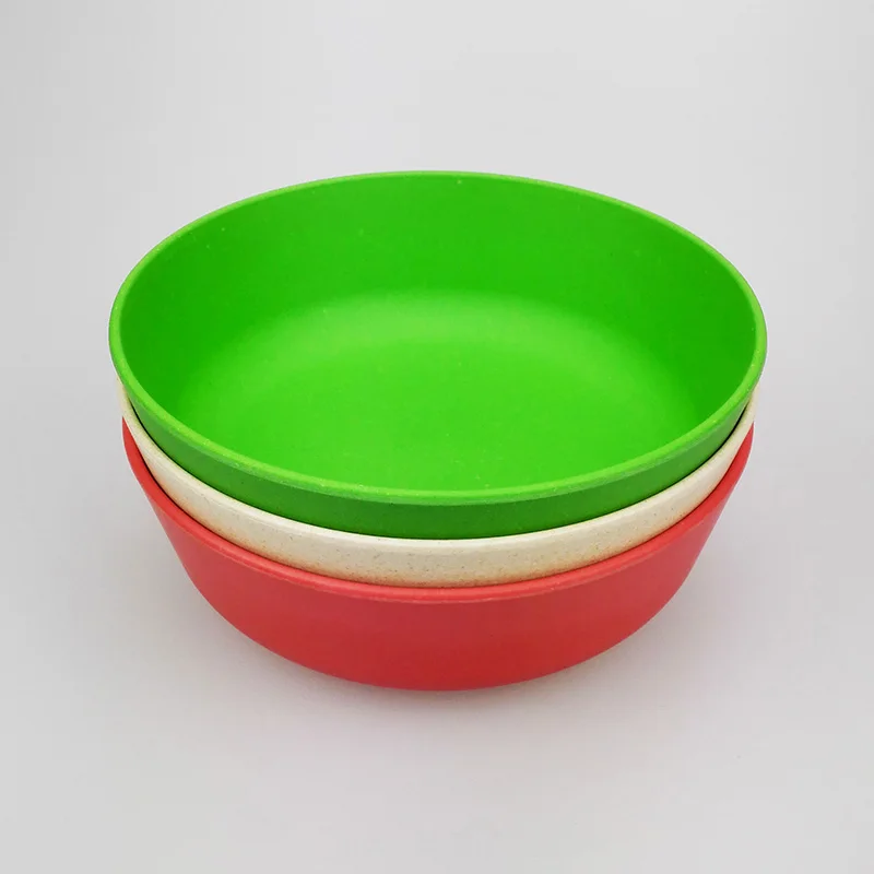 

China Natural Bamboo Hot Sale Kitchen White Tableware Set Reusable Dishes and Plate Soup Fruit Rice Salad Bowls