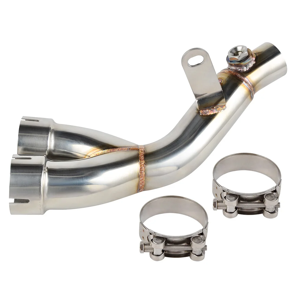 NICENC выхлопная труба из нержавеющей стали для мотоцикла Yamaha YZF R6 2006 2018|race exhaust|mid