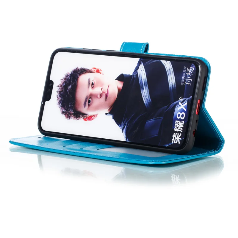 Модный чехол-книжка из искусственной кожи с держателем для карт для Honor 7A 7 S 8X10 Lite Prmium 8A V20 View 20 10i 20i Nova 3I 4 P Smart Plus