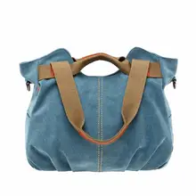 Новая Корейская женская Диагональная Сумка на ремне ретро модная повседневная Холщовая Сумка