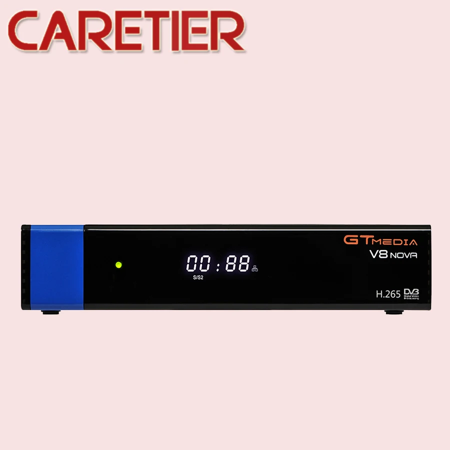 3 шт./лот GTmedia V8 Nova синий DVB-S2 спутниковый ресивер Поддержка H.265 Ccam Newcamd power vu лучше freesat v8 super V9 super