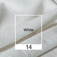 2 м поглощение пота DIY хлопчатобумажная льняная ткань шитье ремесло Органическая Экологически чистая ткань тонкий камбрический сплошной цвет Лен мягкий натуральный