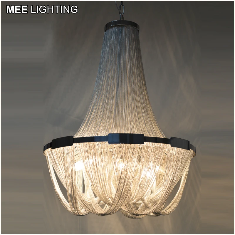 modern chain chandelier