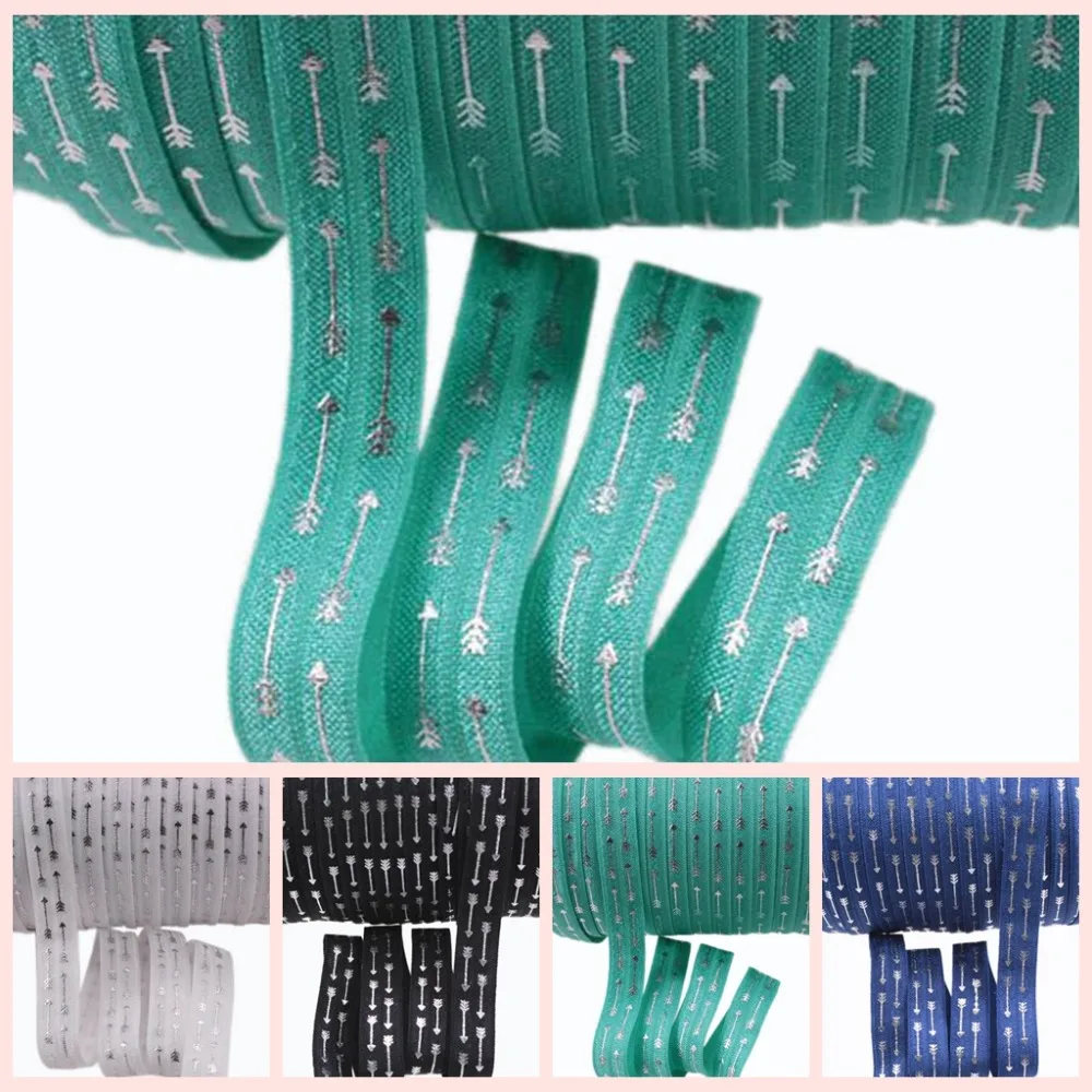 

Эластичная Серебряная стрелка, 4 цвета, 5/8 дюйма