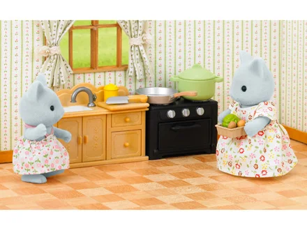 Dropshipping Genuine Sylvanian Families Country Kitchen Set 1pc Set