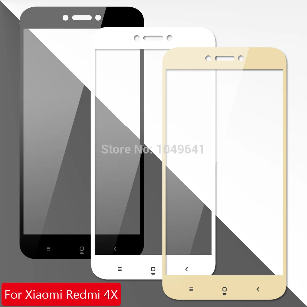KXM1263_2_2.5D Full Screen Cover Tempered Glass Screen Protector for Xiaomi Redmi 4X