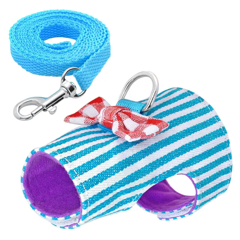 

Hamster Rabbit Harness And Leash Set Ferret Guinea Pig Small Animal Walk Lead