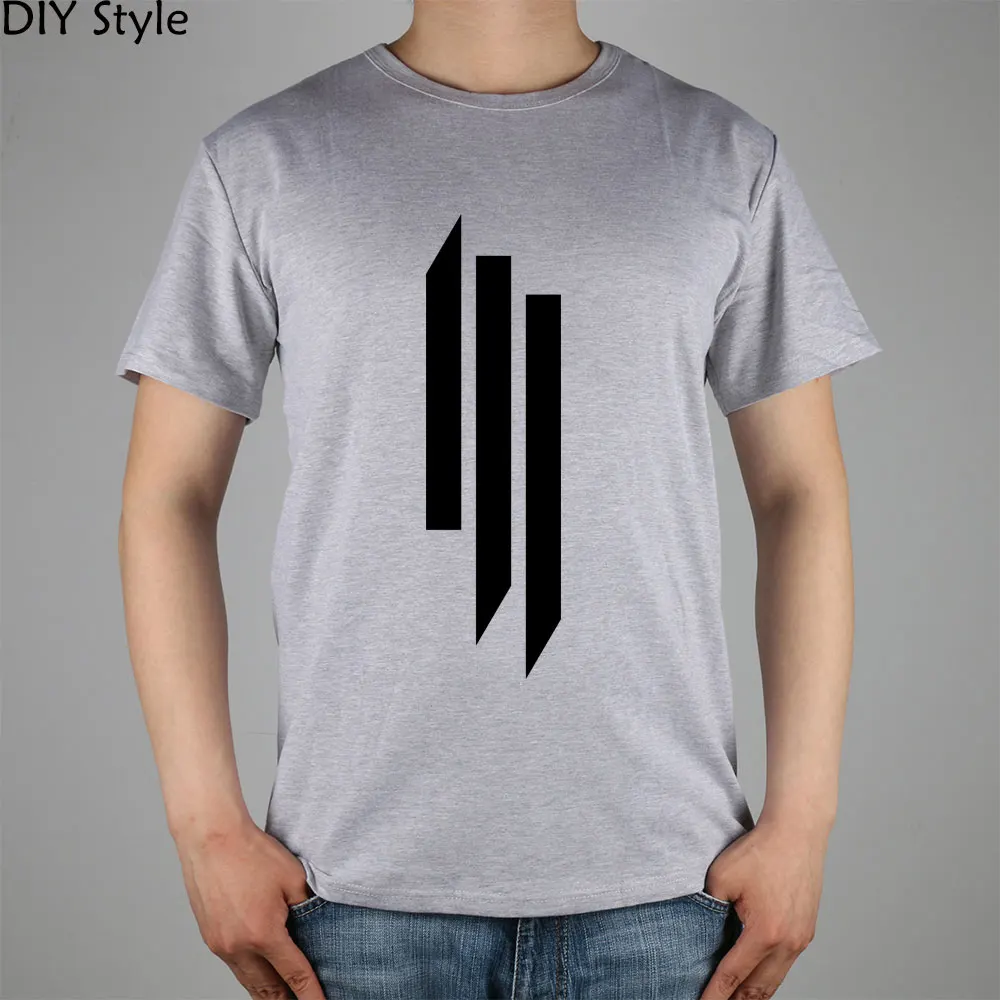 Футболка ART SKRILLEX хлопок лайкра топ 11015 модный бренд Мужская футболка новинка|brand t