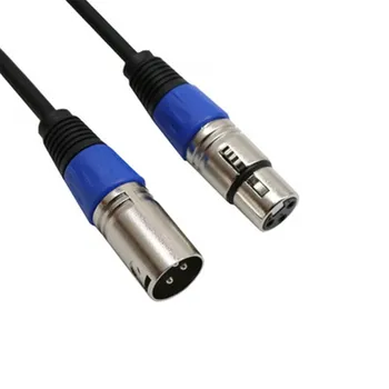 

XLR Cable Microphone Lead Male To Female Line Stereo Audio Adapter Plugs BU Cable Cord 0.3M 0.5M 1M 1.5M Audio Adapter Plugs BU