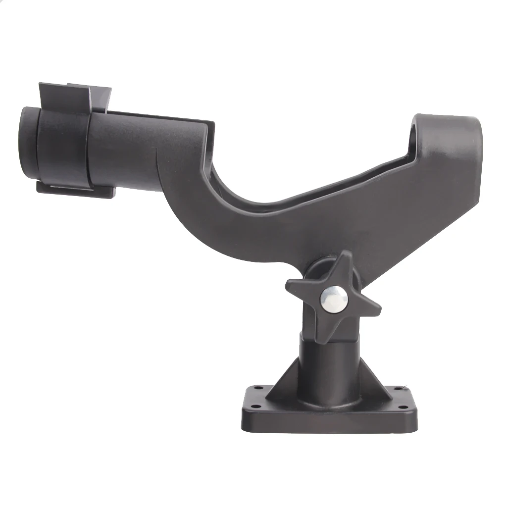 360 Degrees Adjustable ABS Plastic Fishing Rod Rest Holder for Boat Kayak Yacht Rail  Fishing Accessories