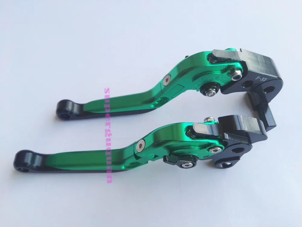 Складной выдвижной тормоз с ЧПУ для мотоцикла зеленый рычаг Honda CBR1000RR CBR 1000RR 1000 RR