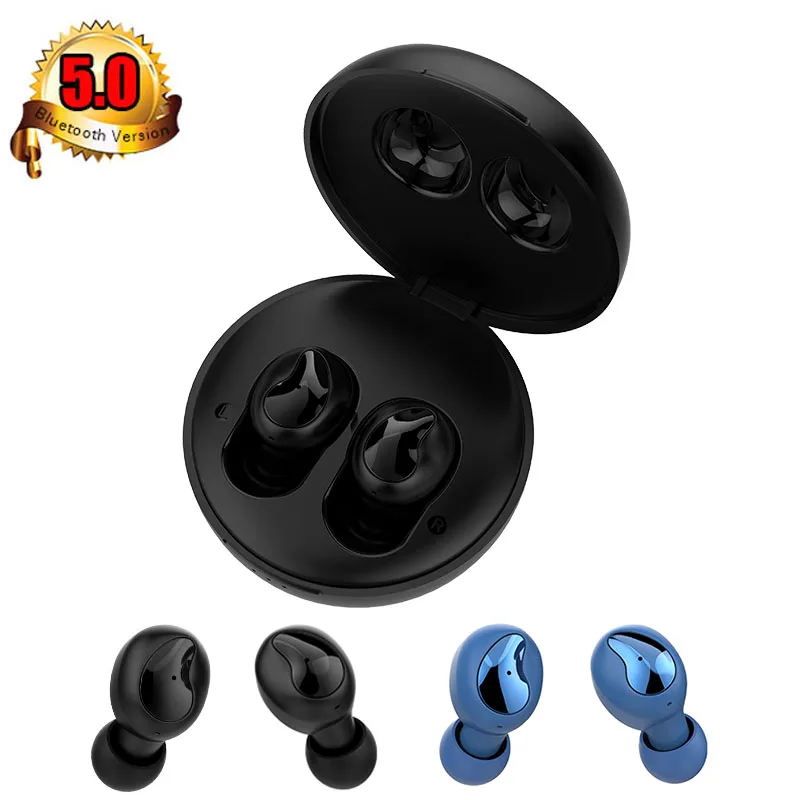 

TWS Mini Wireless Earbuds Bluetooth Earphones Bluetooth 5.0 Touch Control Waterproof Stereo Sports Headset With Mic For Phone