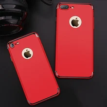 Для iPhone 7 Plus покрытие ПК Жесткий защитный телефон чехлы для iPhone 6 6S плюс крышка Роскошные ультра тонкий броня чехол противоударный
