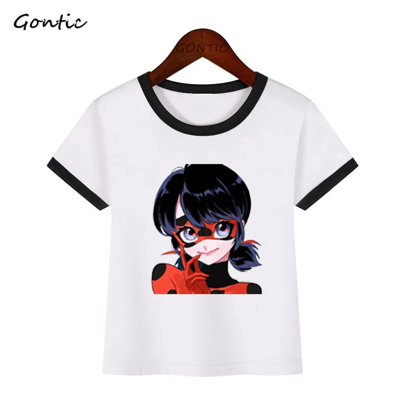 

Boys and Girls Ladybird Cartoon Design Funny Children's T-Shirts For summer Kids Casual Clothes Boys Girls Tops Tees For Toddler
