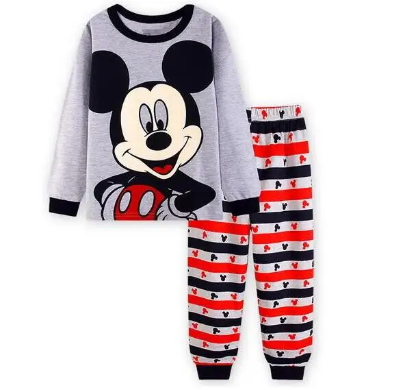 

Girls Boys Clothes Mickey Minnie Toddler Clothes Set kids fall outfits Clothing Girls Two-piece Pajamas T-Shirts+Trousers Suit