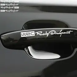 4X автомобильный Стайлинг украшение для дверной ручки наклейка для Lada Priora Sedan sport Kalina Granta Vesta X-Ray XRay