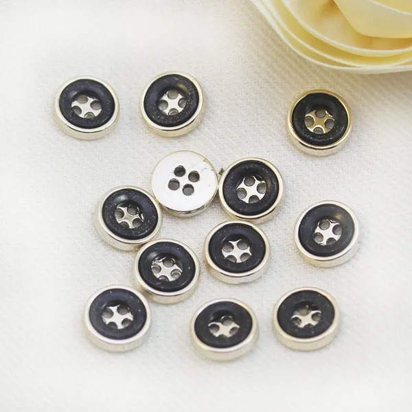 

free shipping 30pcs/lot 11mm 4-holes resin round buttons shirt sweater buttons sewing accessories decorative button plastic19