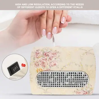 

Nail Dust Collector Vacuum Cleaner for Nail Art Use Nail Dust Collector for Nail Tool Manicure Tools With 3 Fans + 2 Dust Bag