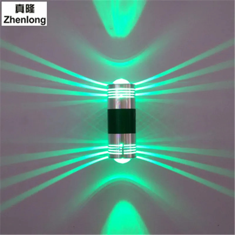 

3W AC85-265V Double Headed Wall Light LED Double-sided Spotlights Living Room Dining Room KTV Bar Corridor Light Effect Lamp