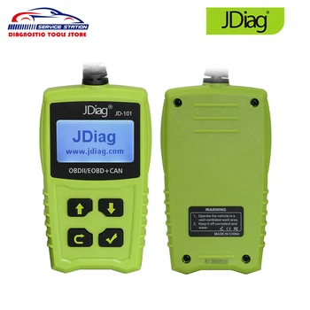 

JDiag JD101 OBD OBDII Code Reader Car Scanner Engine Fault Diagnostic Scan Tool Engine Light Clear Fault Codes JD 101