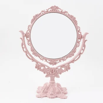 

2017 New Hot Makeup Mirror Desktop Rotatable Gothic Mirror Butterfly Rose Decor Beauty Tool Fastshipping