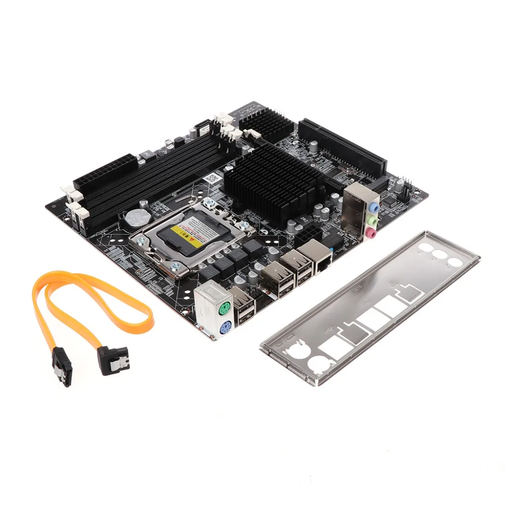 

Deek-Robot X58 Desktop Motherboard LGA 1366 Pin DDR3 Computer Mainboard Motherboard for L/E5520 X5650 RECC No msata interface