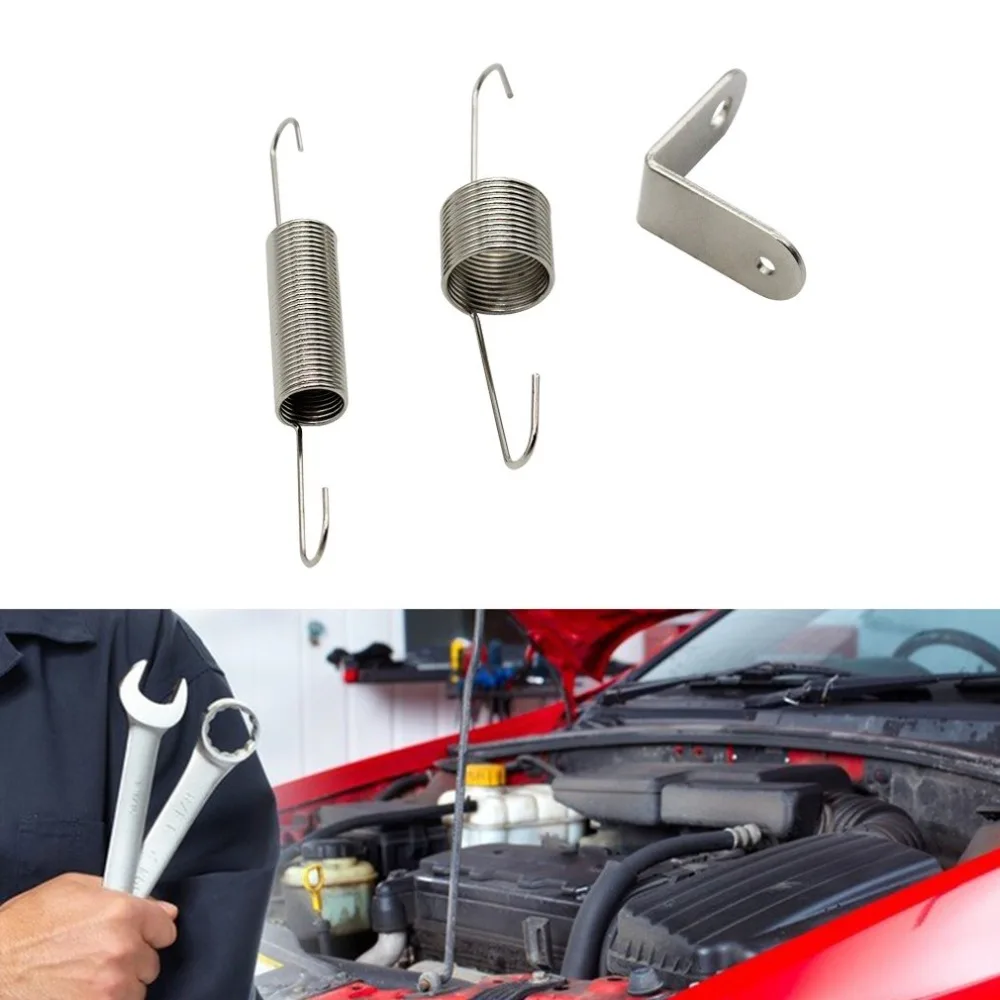 

Chrome Throttle Return Spring Bracket & Dual Springs for Chevy FOR Ford 302 350 Car Styling Replacement Part