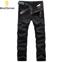 Новое поступление, зимние,, комуфляжные штаны для мужчин, толстые комбинезоны, повседневные, мужские, длинные брюки, теплые штаны, размер 30-40