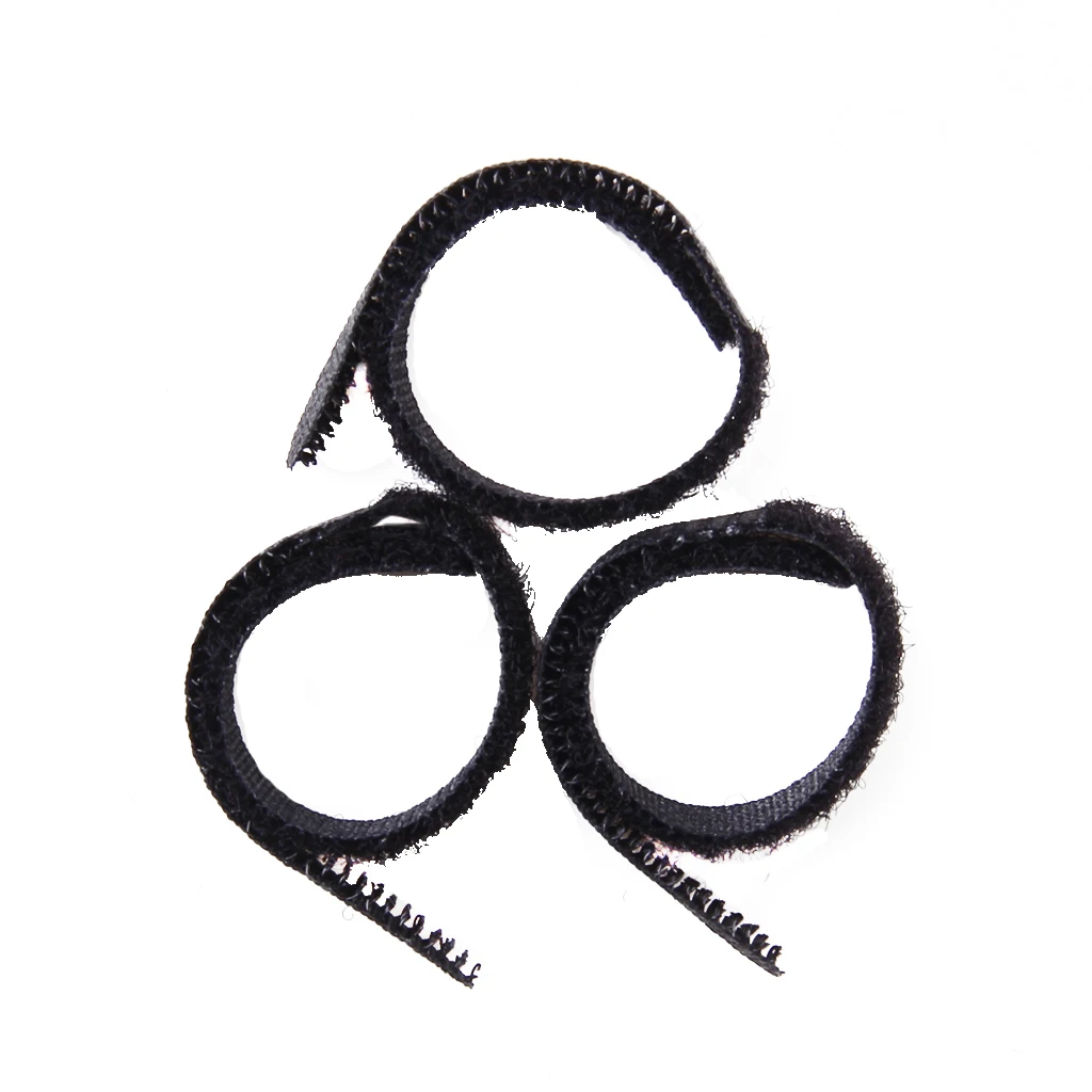 50 шт. черный кабель Шнур галстук ремень крюк и петля липкой задней ленты намотки провода аккуратный органайзер для наушников шнур протектор