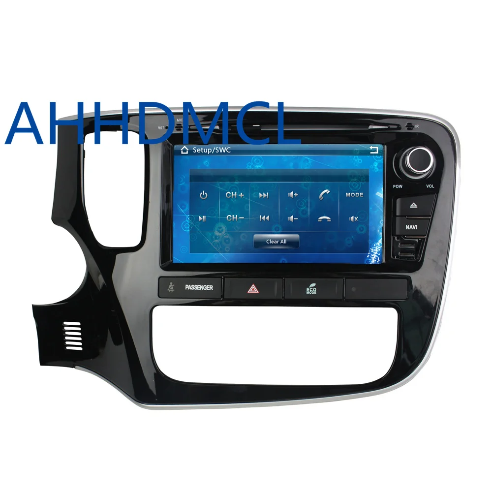 Excellent AHHDMCL Car Multimedia Player DVD Radio Stereo Audio GPS Navigation For Mitsubishi Outlander 2014 2015 2016 2017 2