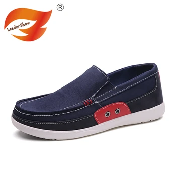 

Leader Show Casual Shoes Loafers Shoes Breathable 2018 Male Footwear Summer Male Fashion Walking Leather Shoes Zapatillas Hombre