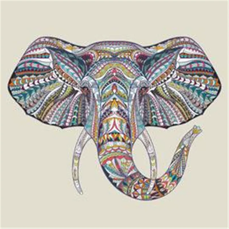

T shirt women Diy animal pvc patch elephant biker patches for clothing heat transfer printing clothes for stickers free shipping