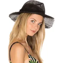 Пляжная полупрозрачная шляпа из натуральной филиппинской конопляной пряжи, шляпа для пляжа, мужская и женская шляпа для отдыха