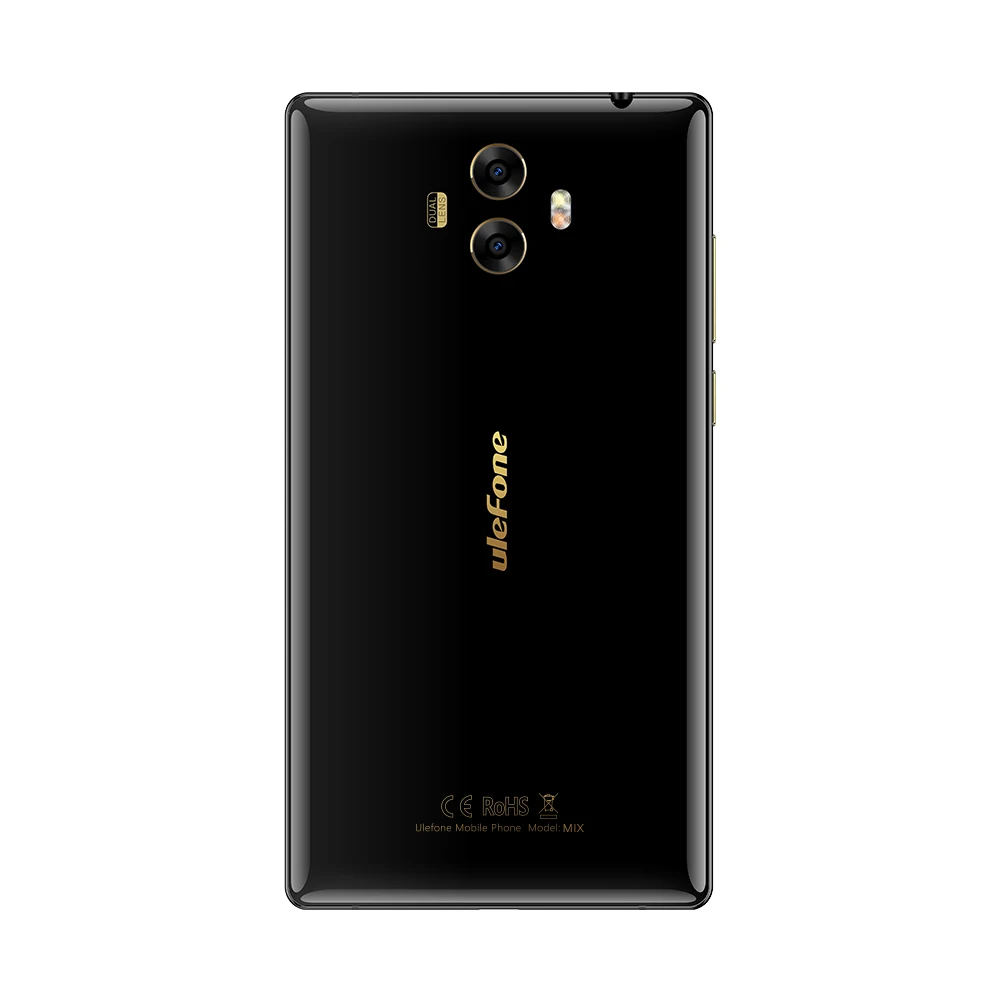 Ulefone MIX 4G мобильный телефон 5.5 дюймов HD MTK6750T Octa core android 7.0 4 ГБ + 64 ГБ сканер отпечатков пальцев 13MP двойная Камера Смартфон