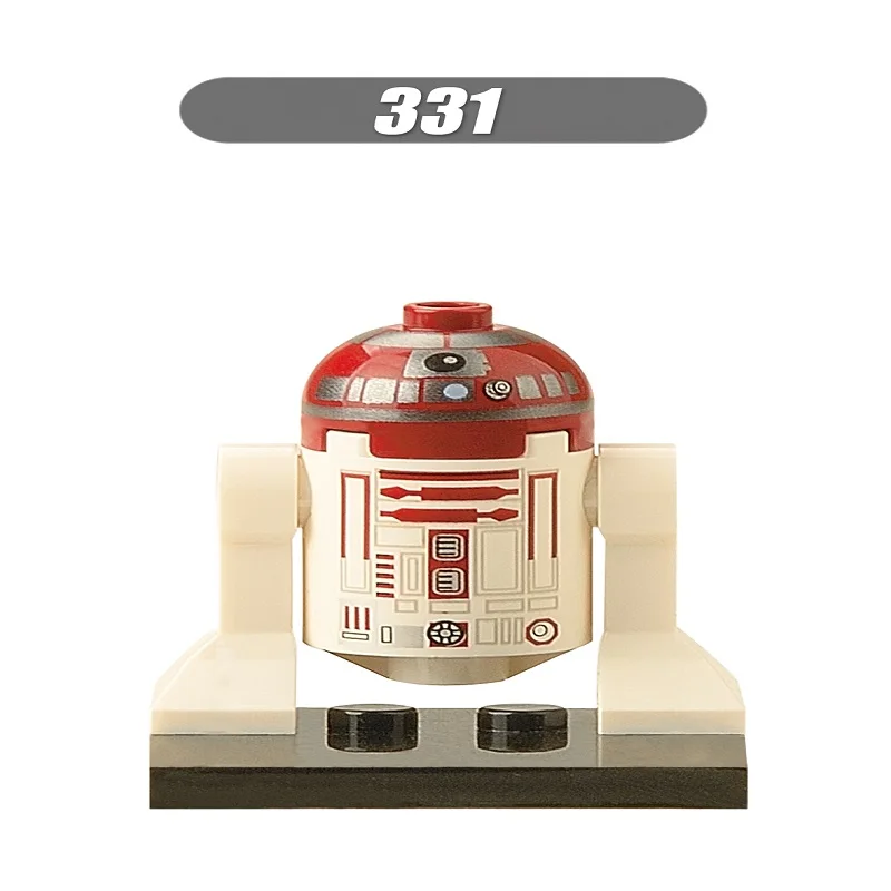 331 50Pcs No Box 50 шт. космический олень R2D2 с лотком синий R3-D5 R3D5 набор кирпичей модель строительные блоки лучшее образование игрушки для детей KF226 - Color: 331 50Pcs No Box