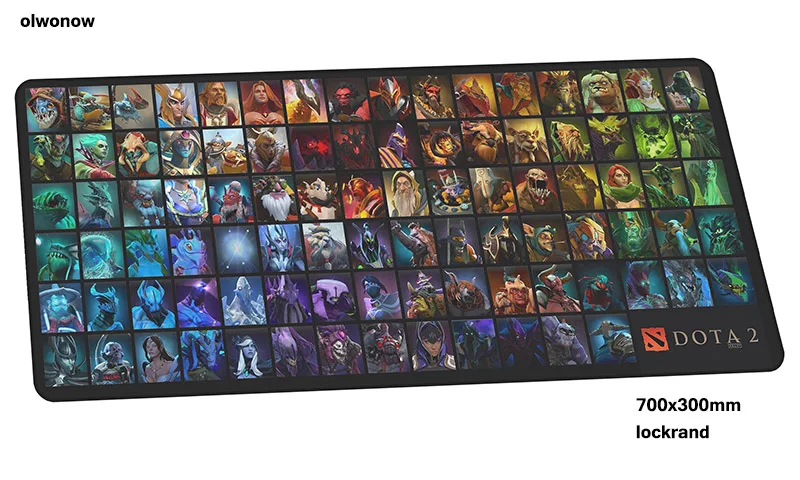  olwonow 2019 New Simple Design Speed DOTA 2 Game MousePads Computer Gaming Mouse Pad Gamer Play Mat