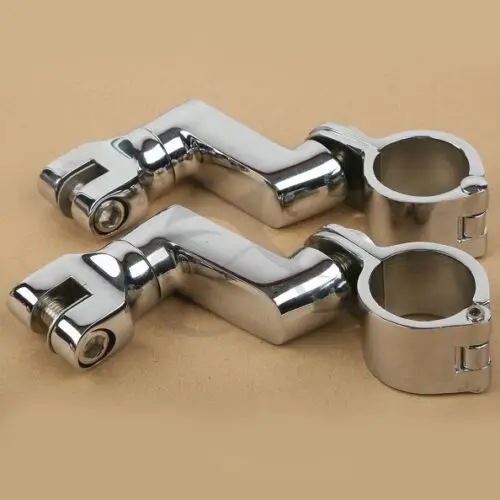 Мотоцикл Универсальный 35/30/22 мм спереди Bowleg подножки зажимы для Harley Road King Glide Chrome