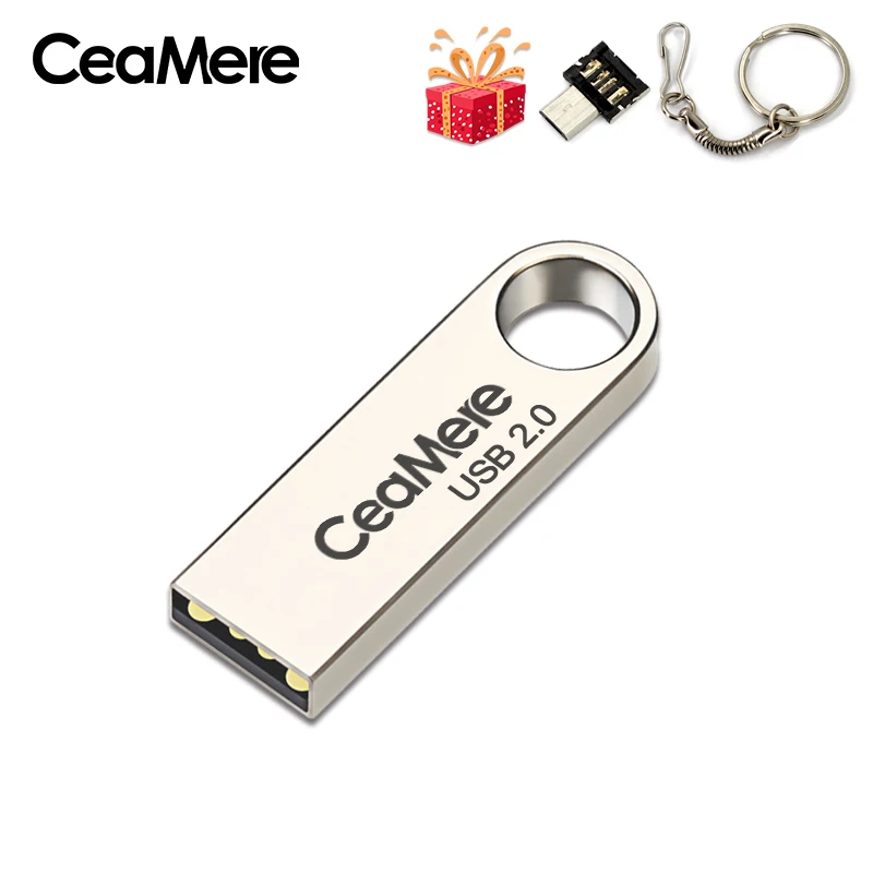 CeaMere C3 USB флеш-накопитель 16 Гб/32 ГБ/64 ГБ флеш-накопитель Флешка флеш-диск USB 2,0 карта памяти USB диск 3 цвета USB флеш-накопитель