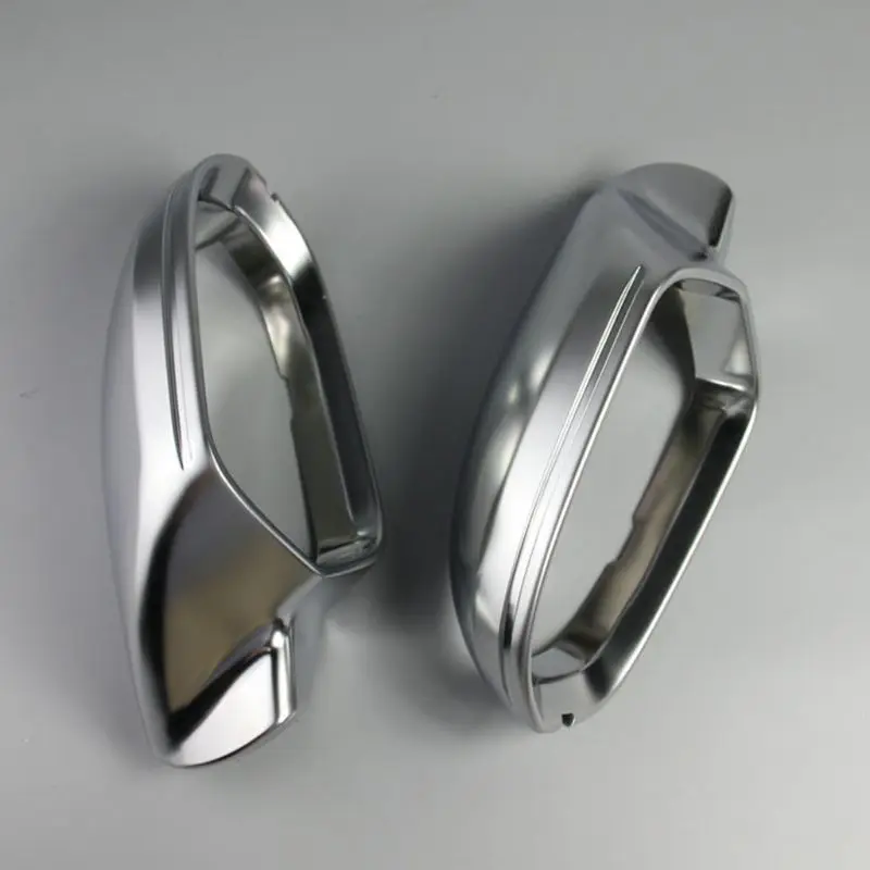 1 пара автомобильных зеркал заднего вида Защитная крышка Крышка матовый хром для Aodi A6 C7 S6 2012- корпус бокового зеркала автомобильные аксессуары