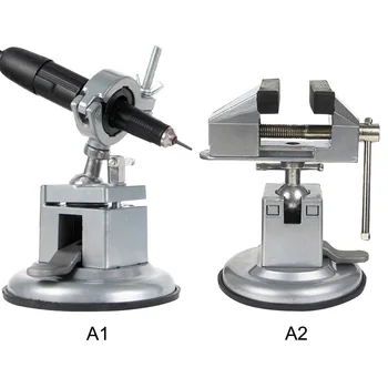 

Universal Table Vise Bench Vice Suction Cup Aluminium Alloy 360 Degree Rotating Vise Precise Mini Vise Clamp