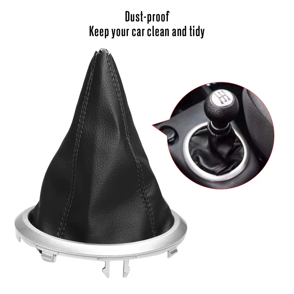 

Car Gear Shift Stick Gaiter Boot PU Leather Dust-proof Cover for Suzuki Swift SX4 2005-2010