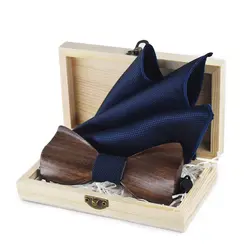 Мужской s деревянный галстук-бабочка галстук набор Gravatas corbatas бизнес бабочка галстук вечерние галстуки для мужчин деревянные бабочки