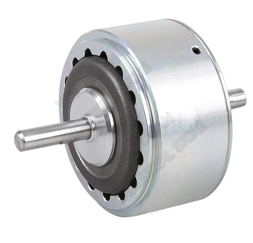

6NM 12000RPM DC 24V Double Shaft Electromagnetic Hysteresis brake simulates load tension controller for Bagging Printing Machine