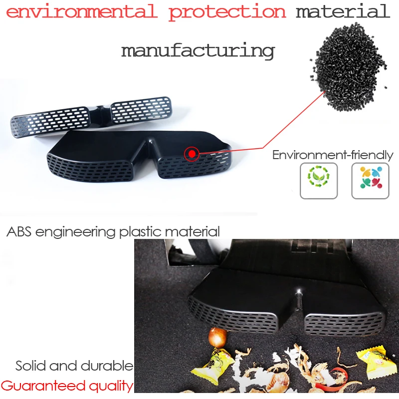 2Pcs Car Air Outlet Cover For Skoda 2016-2018 Bench Under Back Seat Cover UK #