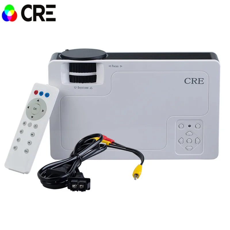 Portable Mini Projector Pocket HDMI/USB Hand sized Remote Control for