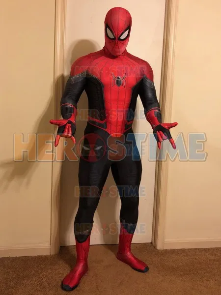 

Spider-Man Suit Far From Home Spiderman Costume 3D Printed Spider Cosplay Party Suit For Adult/Kids /Custom Made Free Shipping