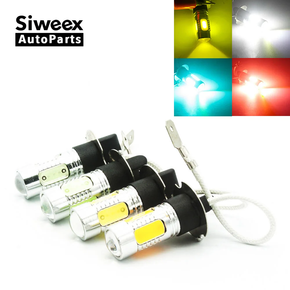 1 PCS H3 COB LED PK22S Nebel Lampe Licht für Auto Styling Rot Iceblue Weiß Gelb High Power Lampen DC 12V 1 PCS H3 COB LED PK22S Nebel Lampe Licht für Auto Styling Rot Iceblue Weiß Gelb High Power Lampen DC 12V