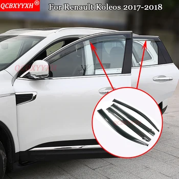 

QCBXYYXH Car Awnings Shelters Window Visors Sun Rain Shield Stickers Covers Accessories Car-styling For Renault Koleos 2017-2018
