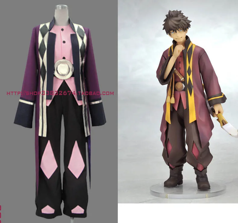 Tales Of Vesperia Raven Cosplay Costume Hero Set Coat Underwear