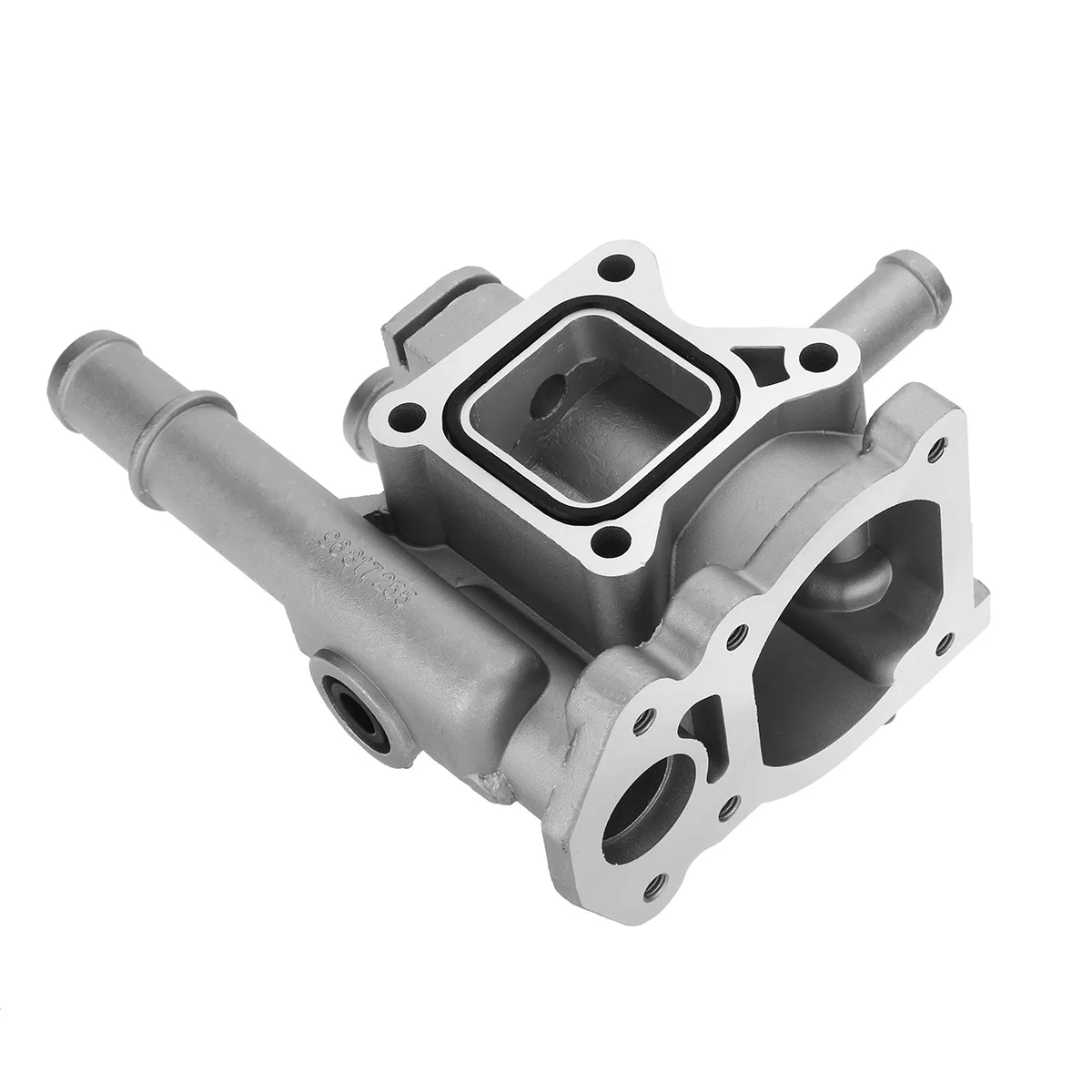 Baratos Cubierta de la carcasa del termostato de aluminio para Chevy Chevrolet Cruze Aveo albonda para Opel Astra Zafira Signum 96984103 96984104 96817255